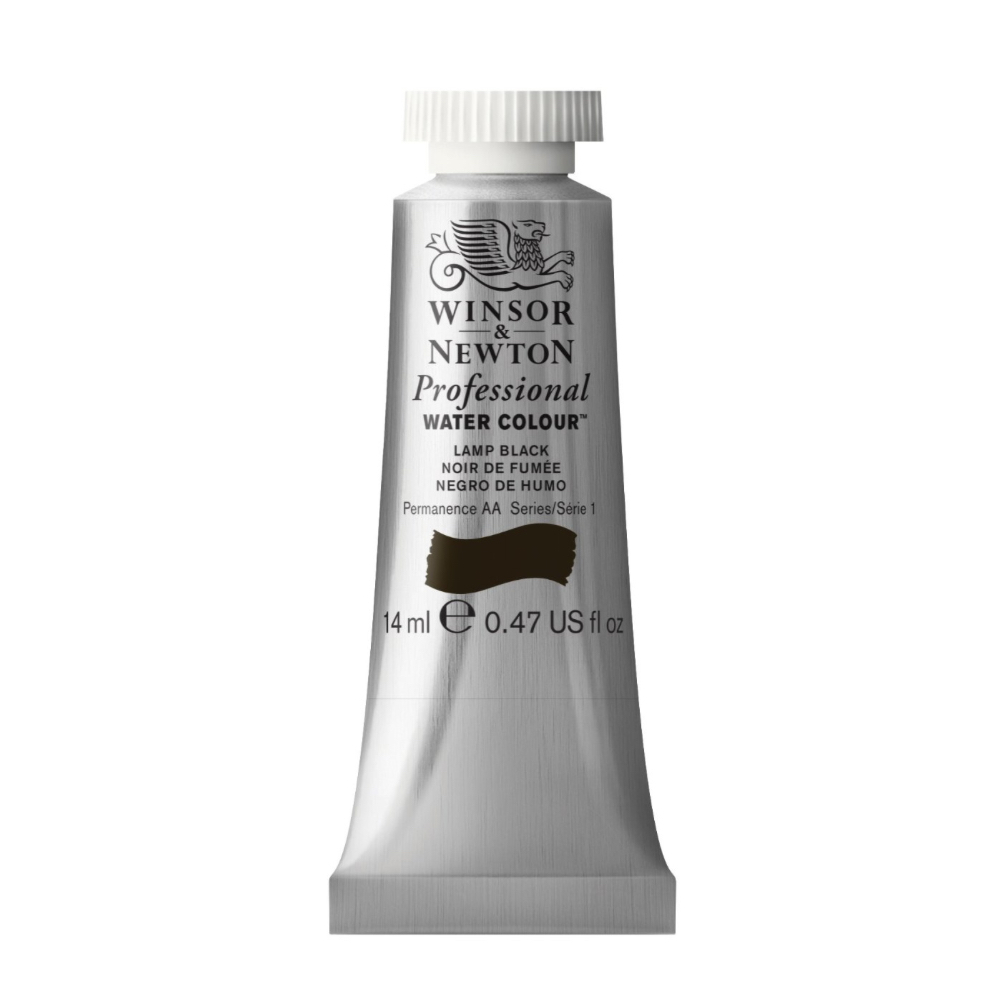 W&N Artist Watercolor 14 ml Lamp Black