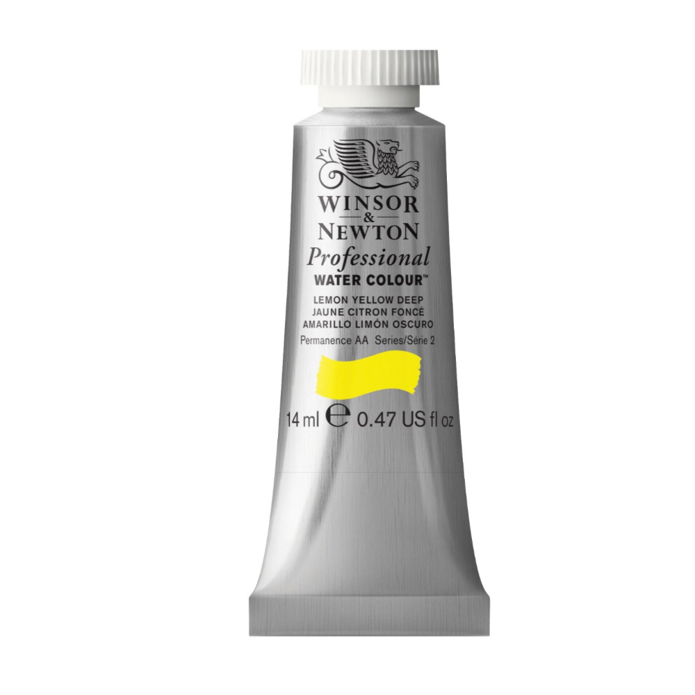 W&N Artist Watercolor 14 ml Lemon Yellow Deep