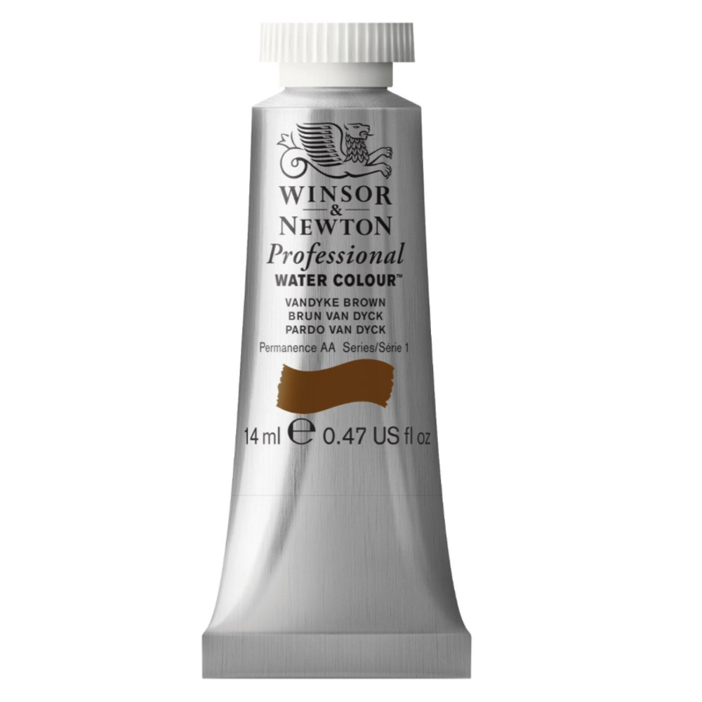 W&N Artist Watercolor 14 ml Vandyke Brown