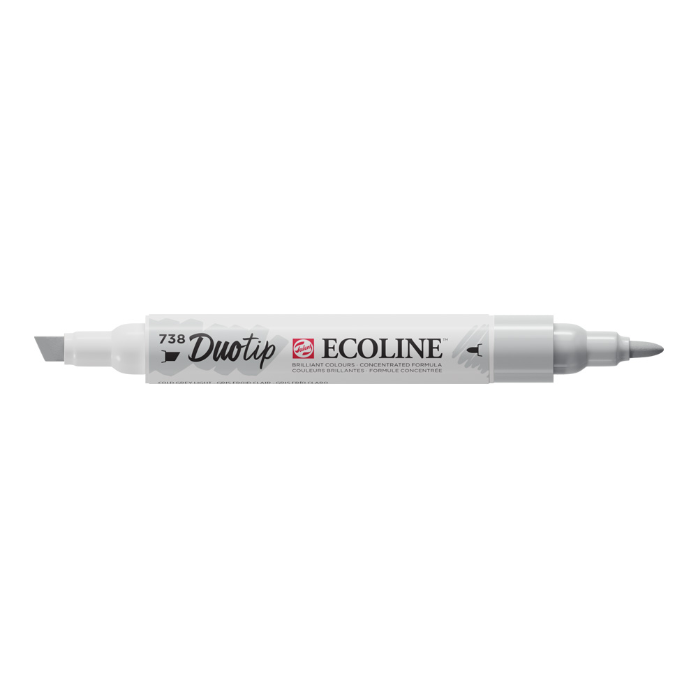 Ecoline Duotip Cold Grey Light (738)