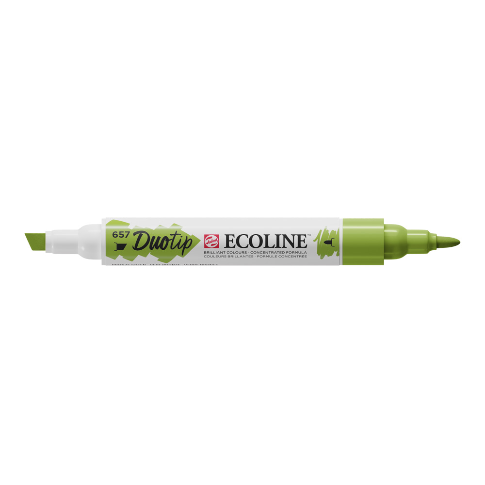 Ecoline Duotip Bronze Green (657)