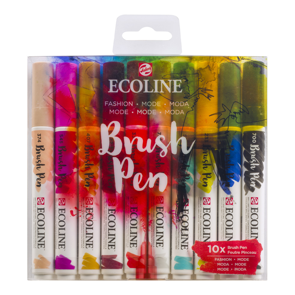 Ecoline Brush Pen Set of 10 - Fashion