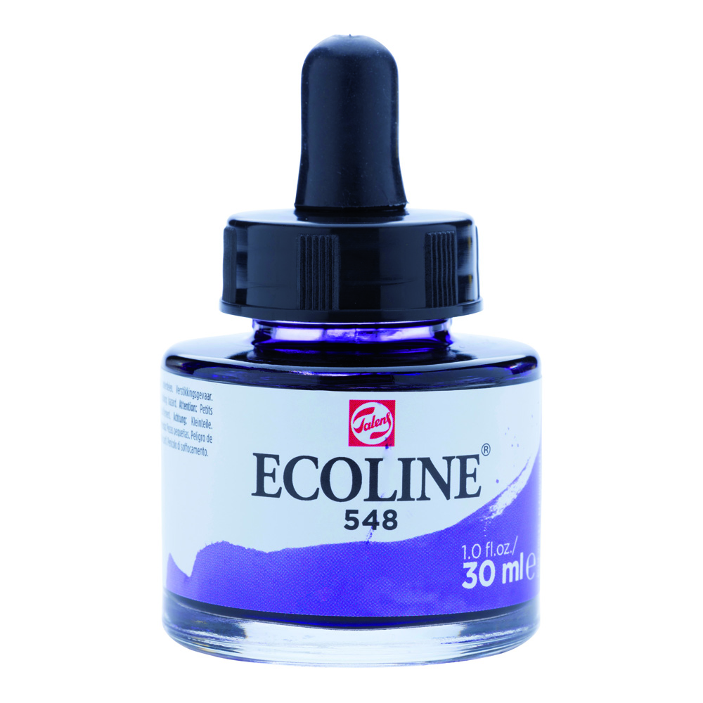 Ecoline Watercolor w/Pipette 30 ml Blue Viole
