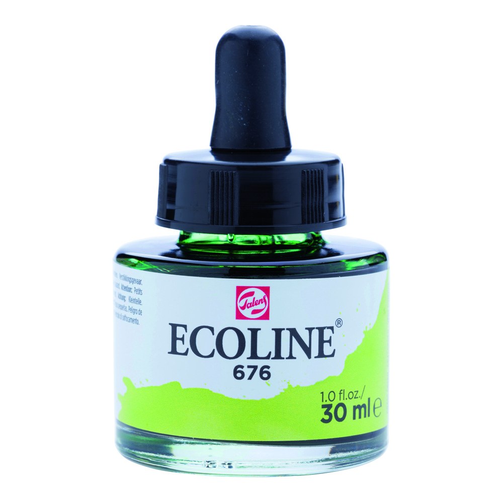 Ecoline Watercolor w/Pipette 30 ml Grass Gree