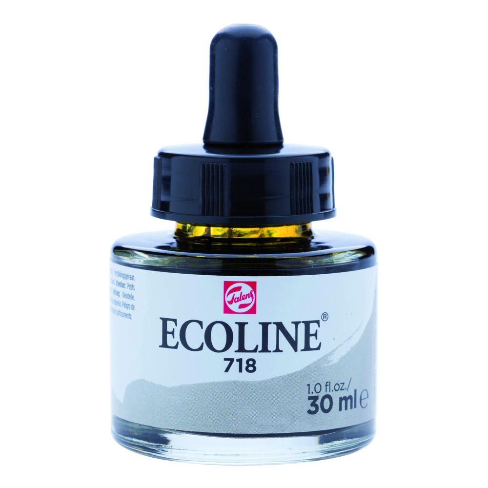 Ecoline Watercolor w/Pipette 30 ml Warm Grey