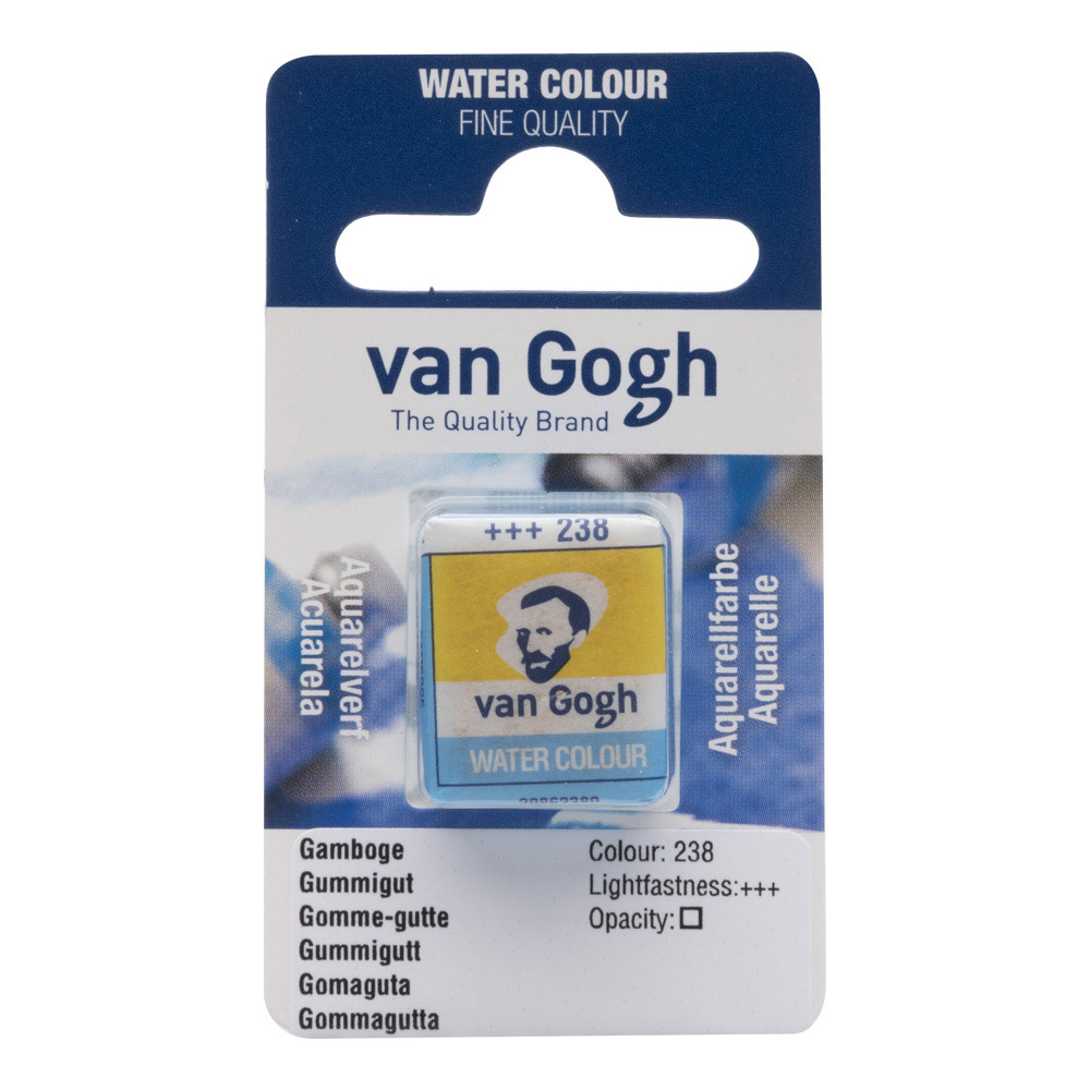 Van Gogh Watercolor Half Pan Gamboge