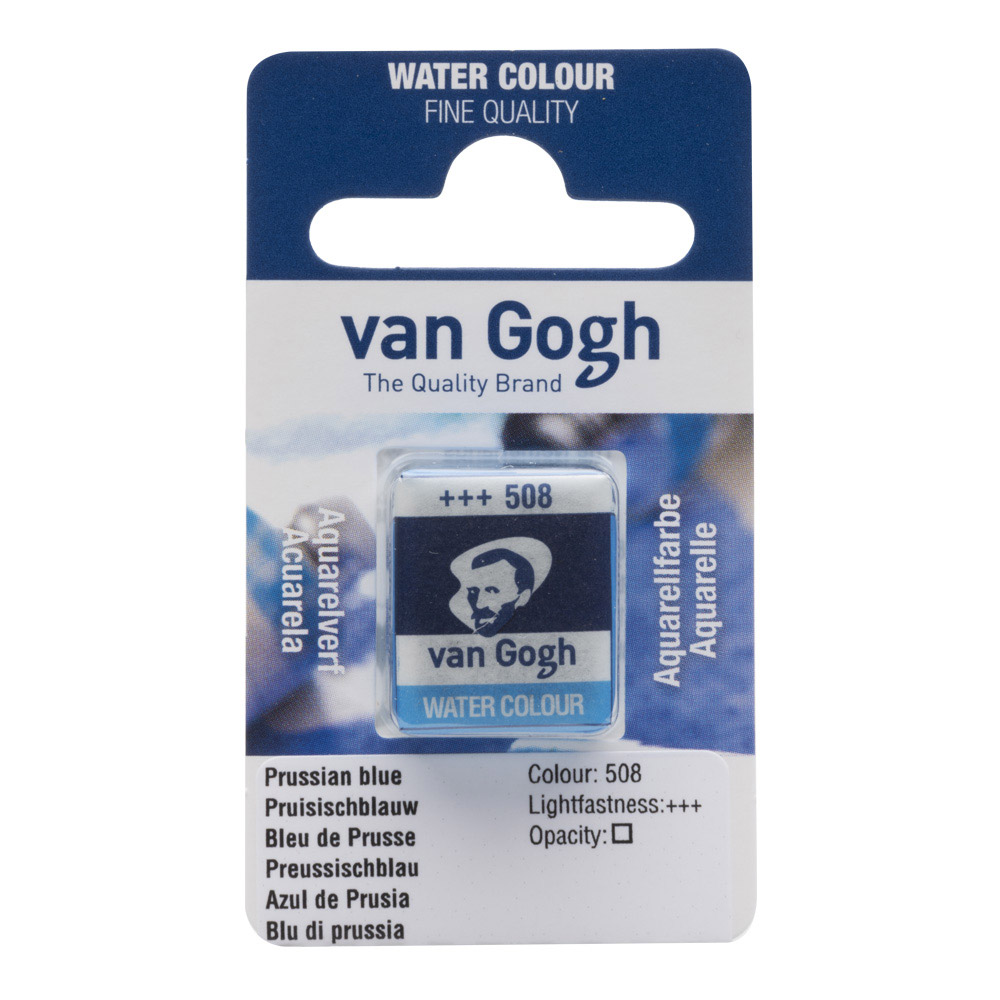 Van Gogh Watercolor Half Pan Prussian Blue