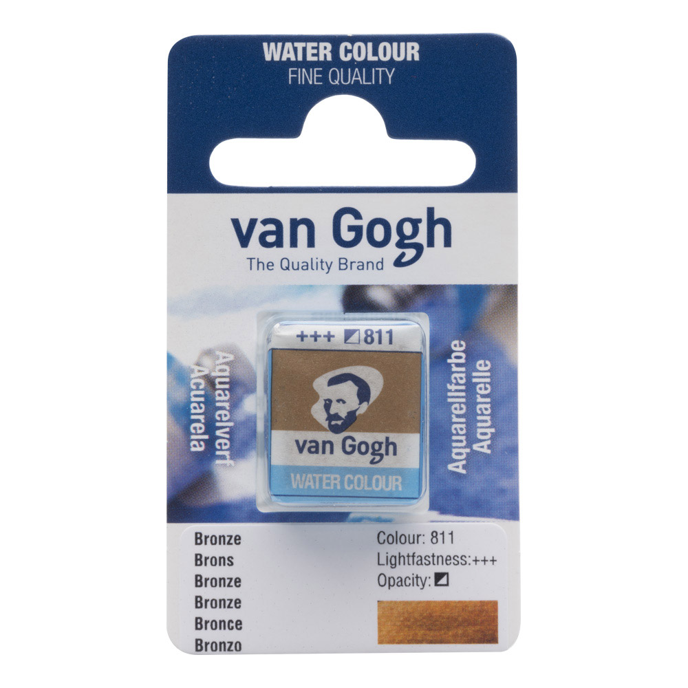 Van Gogh Watercolor Half Pan Bronze