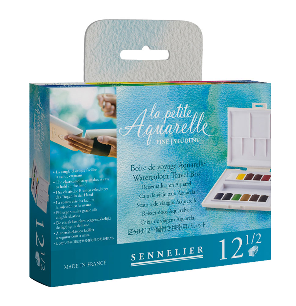 La Petite Aquarelle Set of 12 Half Pans