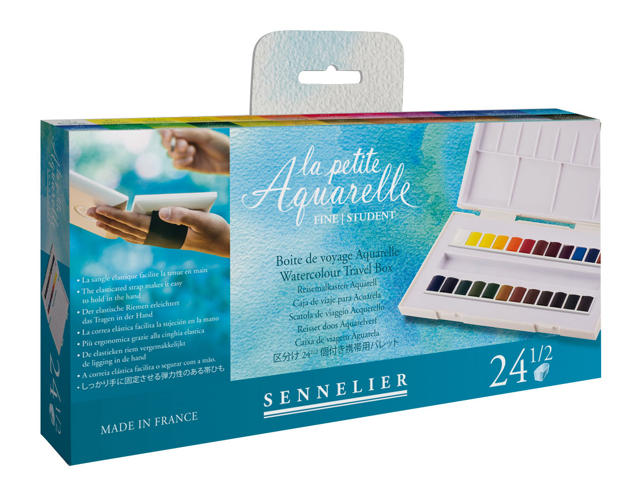 La Petite Aquarelle Set of 24 Half Pans