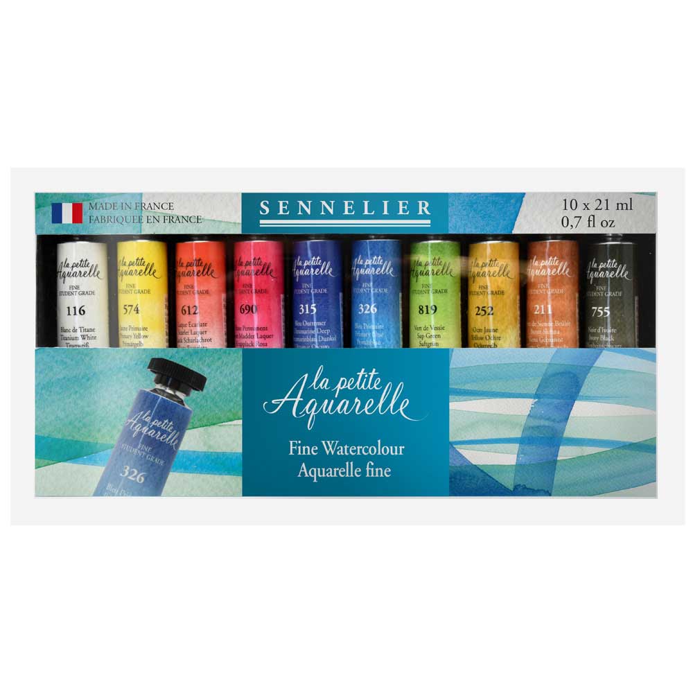 La Petite Aquarelle Set of 10 - 21 ml Tubes