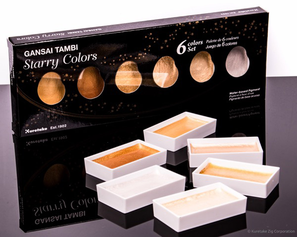 Kuretake Gansai Tambi 6 Starry Colors Set