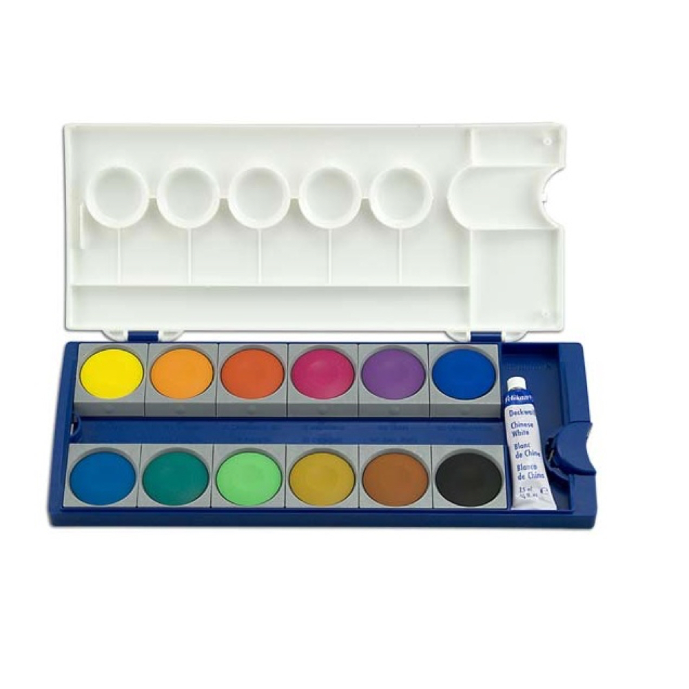 Pelikan 12 Color Opaque Watercolor Set