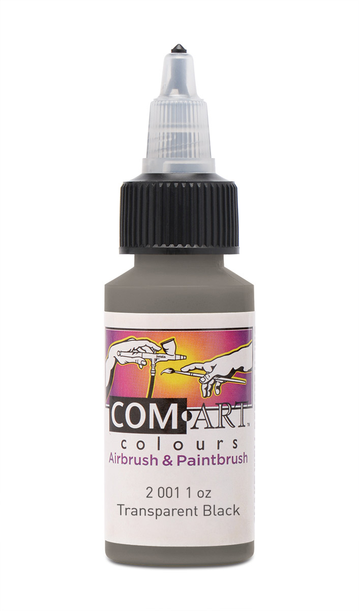 Comart Color Transparent Black 1oz 20011