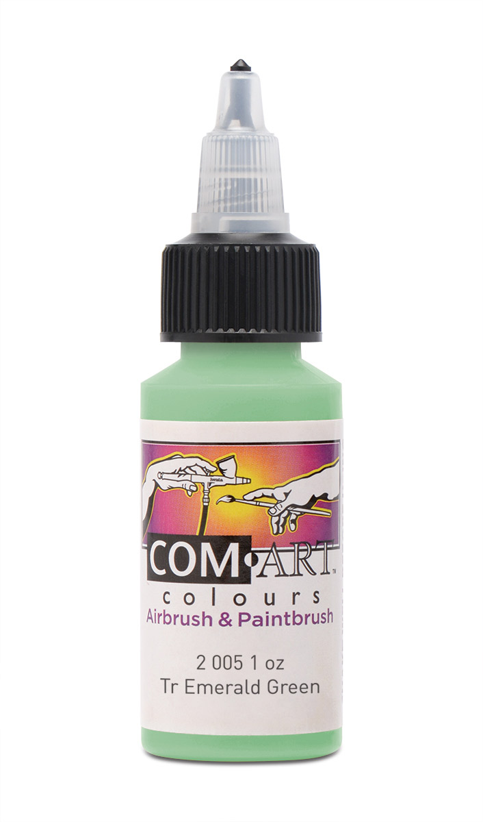 Comart Color Transp Emerald Green 1oz 20051