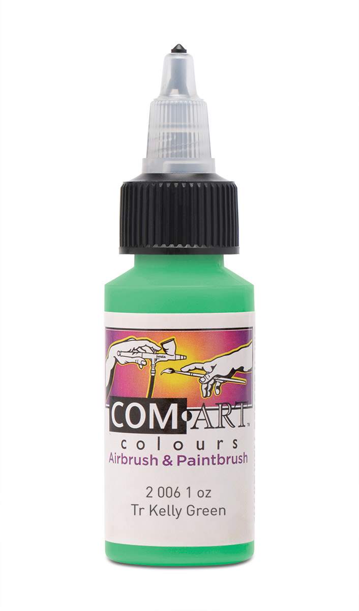 Comart Color Transp Kelly Green 1oz 20061