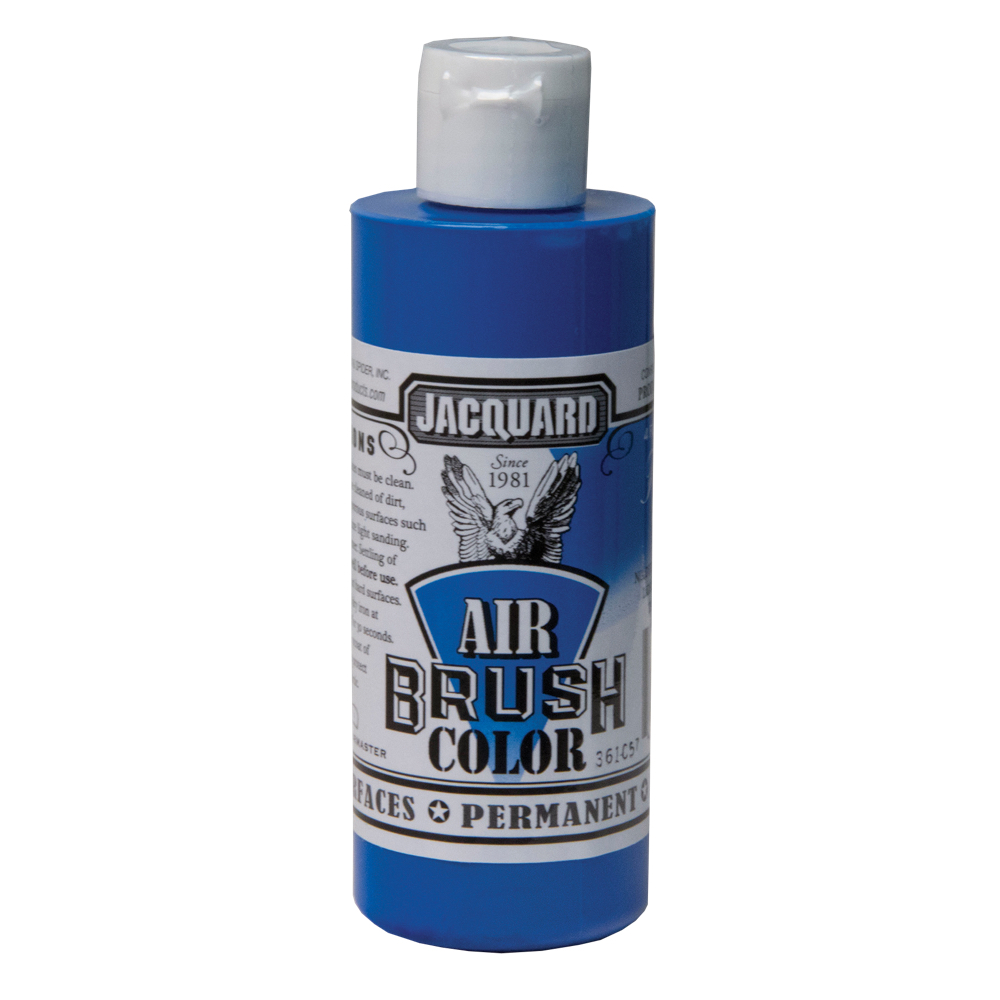 Jacquard Airbrush Color 4oz Fluorescent Blue