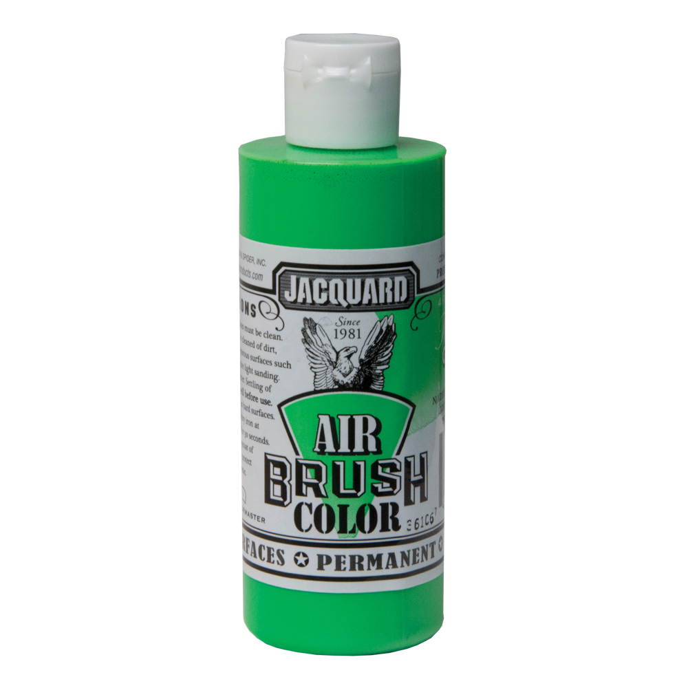 Jacquard Airbrush Color 4oz Fluorescent Green