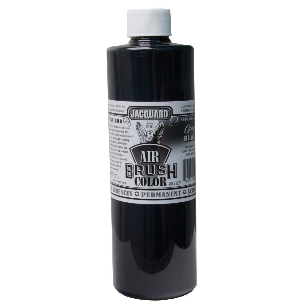 Jacquard Airbrush Color 16oz Opaque Black