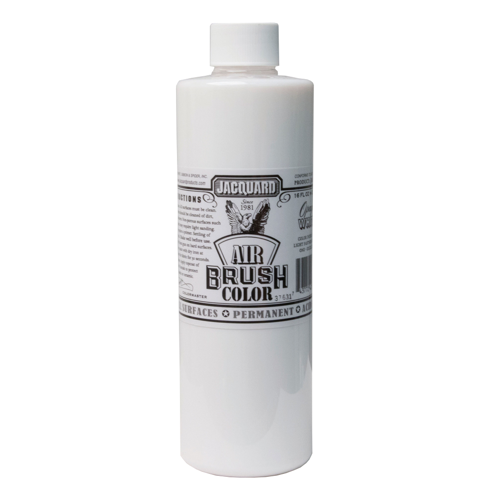 Jacquard Airbrush Color 16oz Opaque White