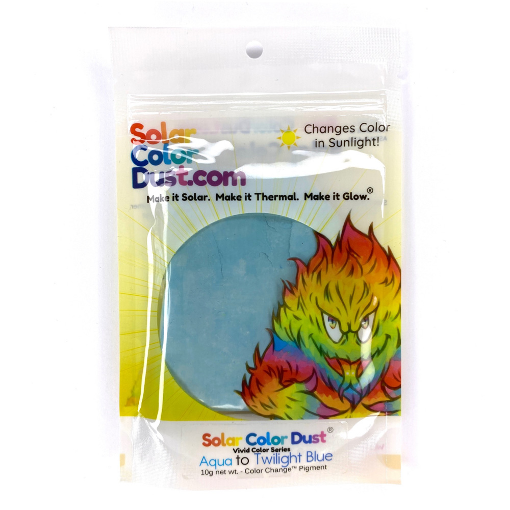 Solar Color Dust Vivid Aqua/Twilight Blue 10g