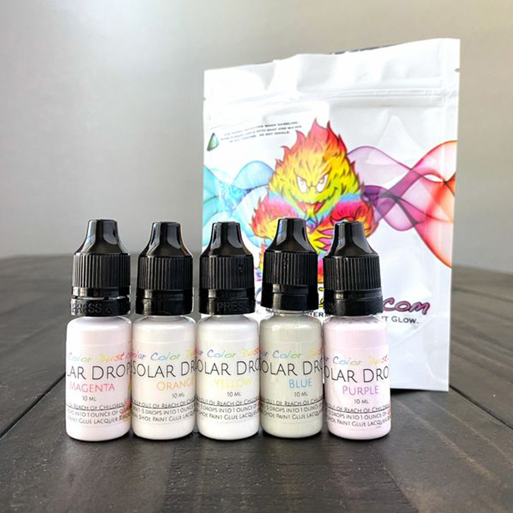 Solar Drops Rainbow 5pk White to Color