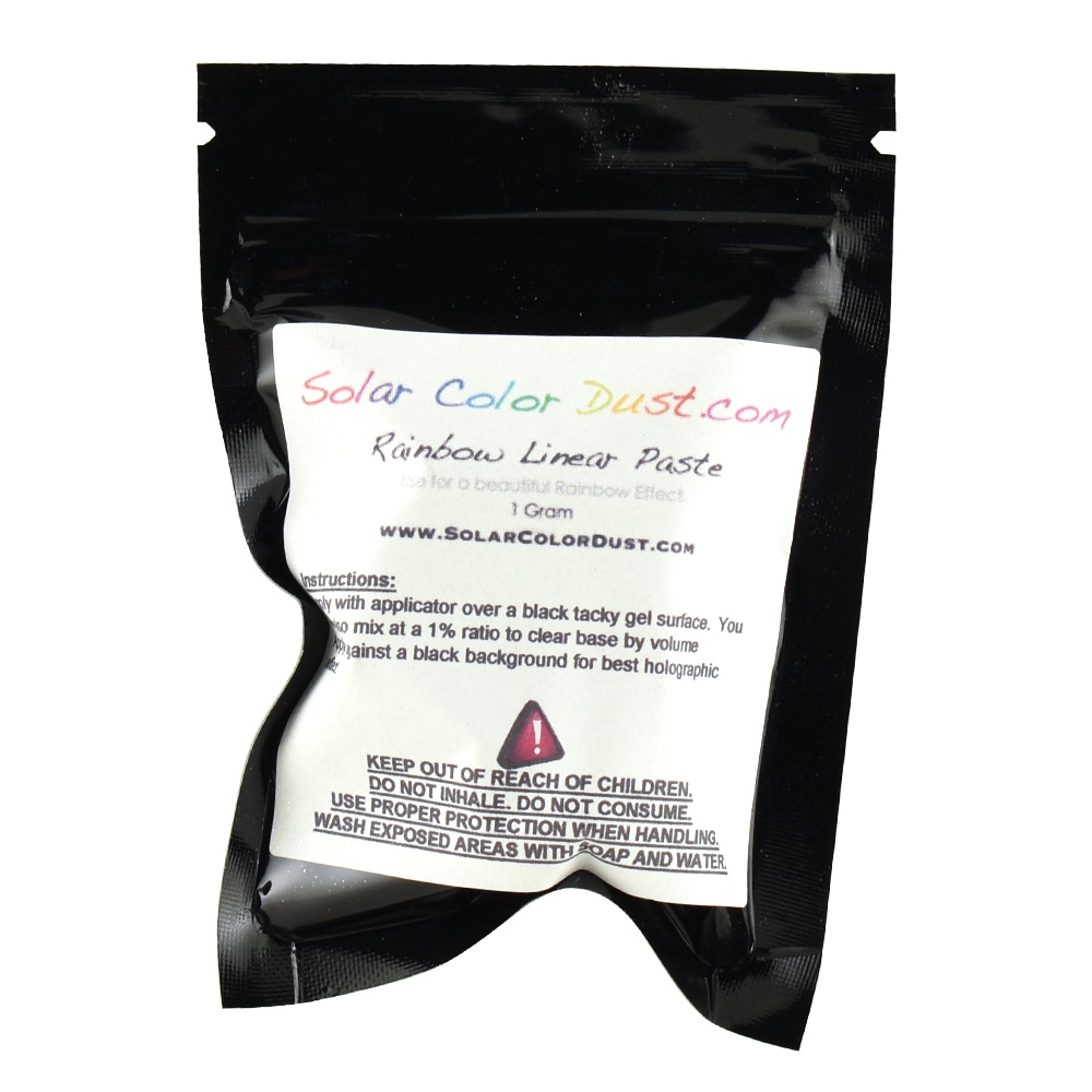 SCD Holograph Pigment Paste Linear Rainbow 1