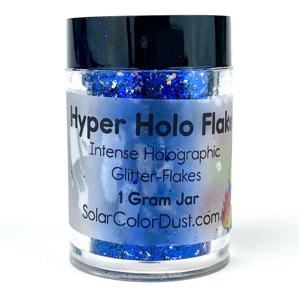 SCD Hyper Holo Glitter Flakes 1 gm Sapphire