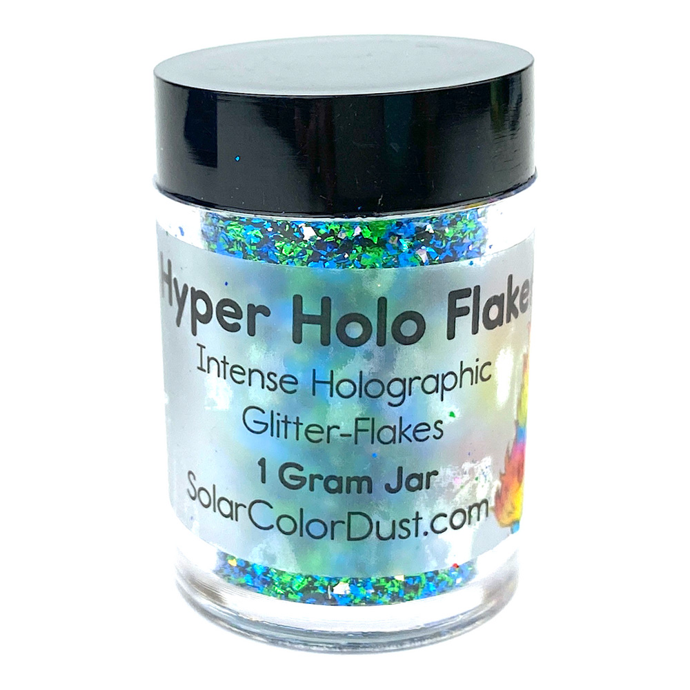 SCD Hyper Holo Glitter Flakes 1 gm Aqua