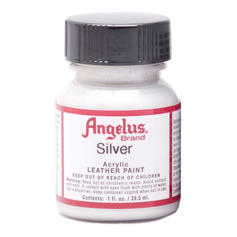 Angelus Leather Paint 1 oz Silver