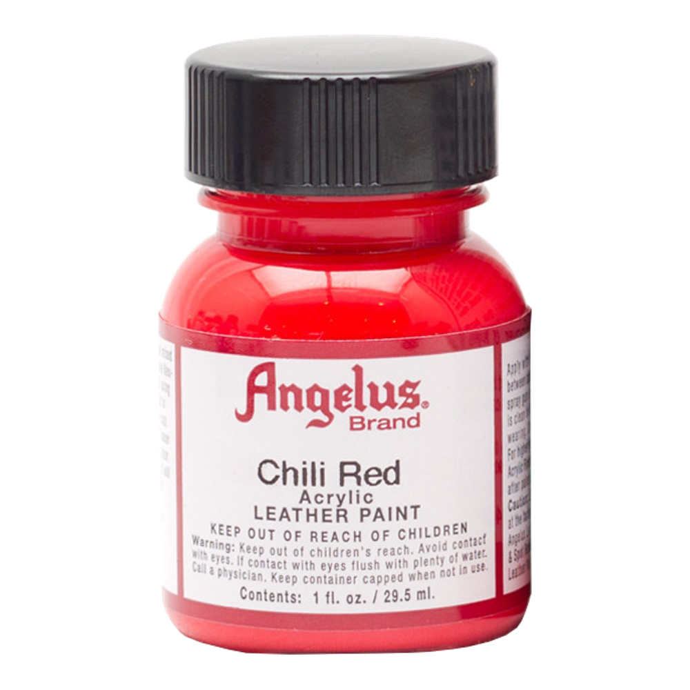 Angelus Leather Paint 1 oz Chili Red