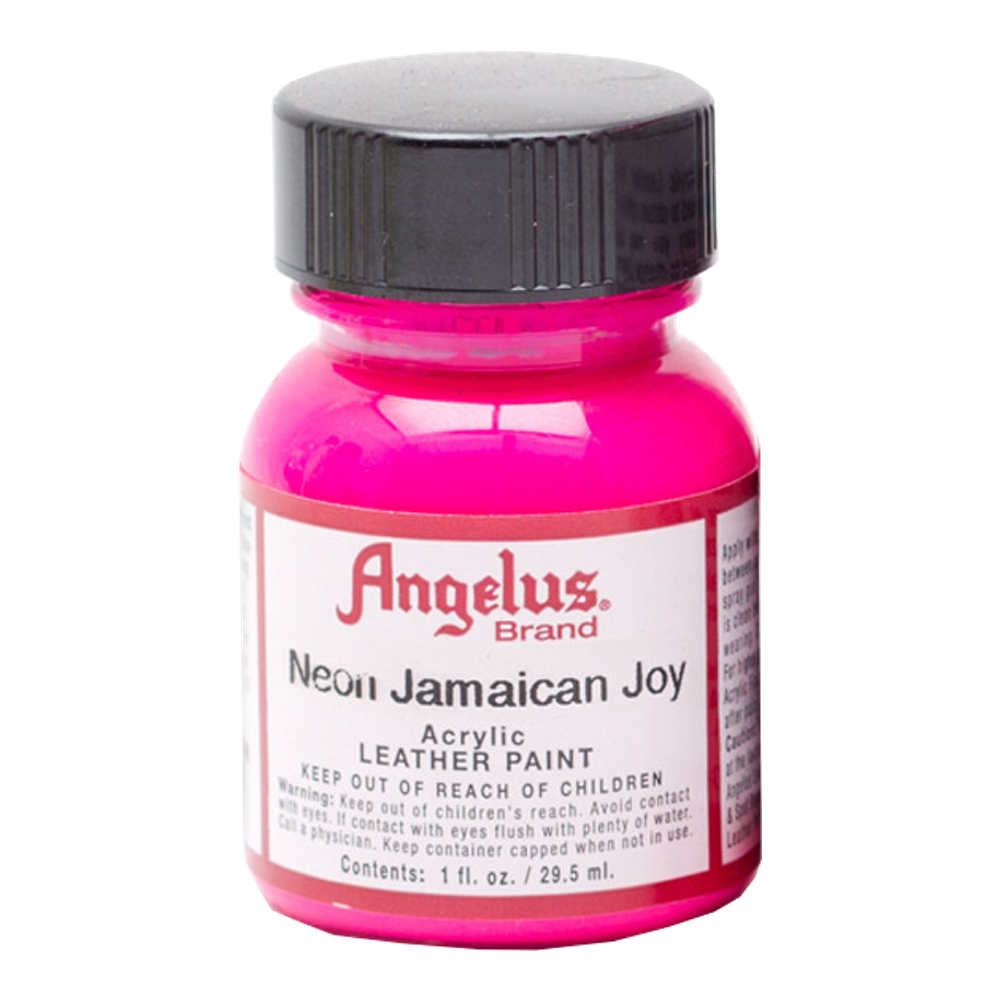 Angelus Leather Paint 1 oz Neon Jamaican Joy