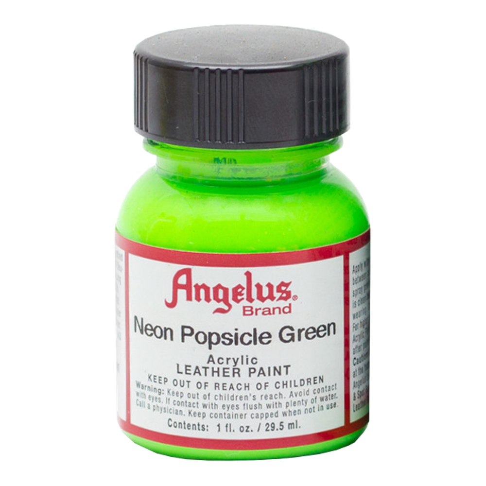Angelus Leather Paint 1 oz Neon Popsicle Grn