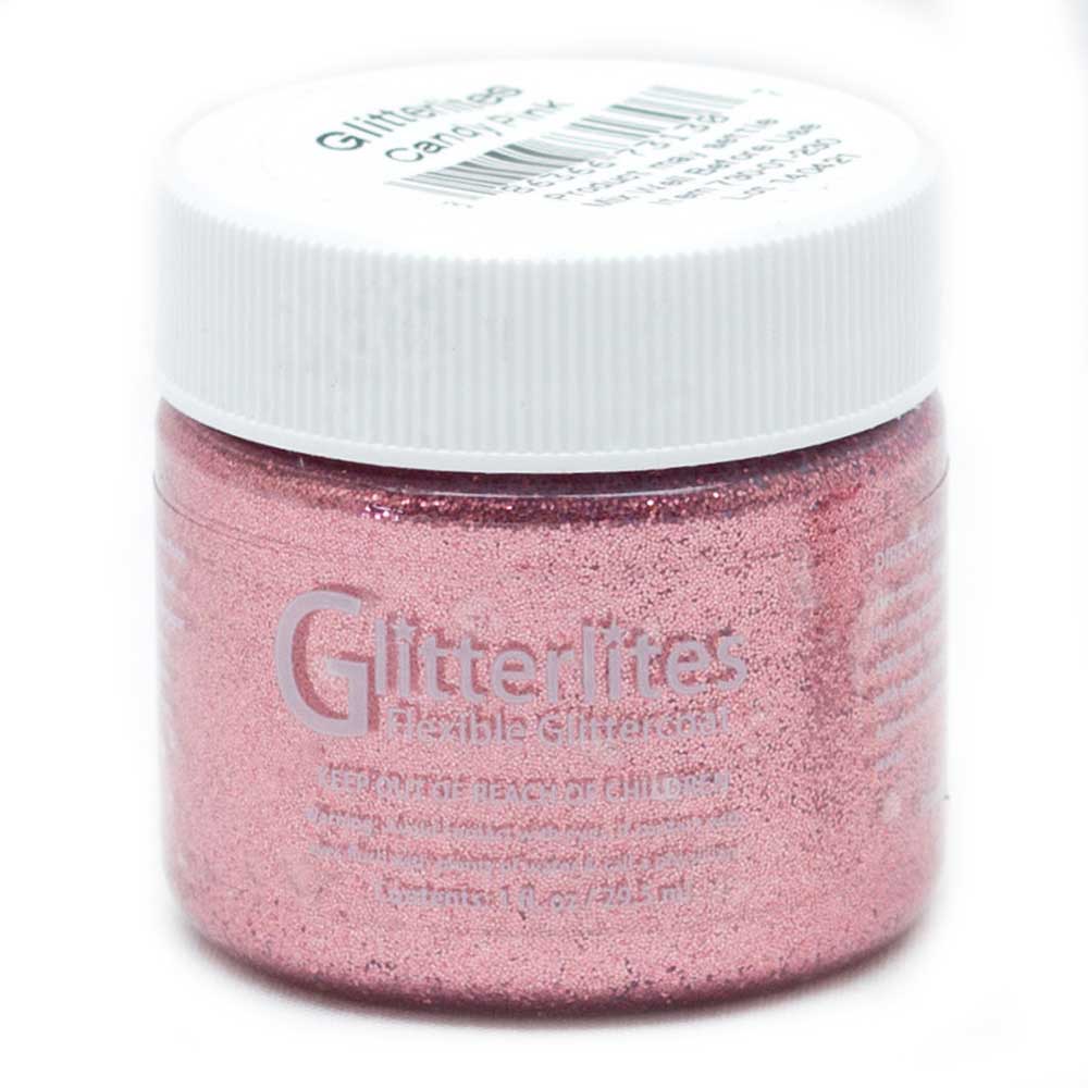 Angelus Paint Glitterlites 1 oz Candy Pink