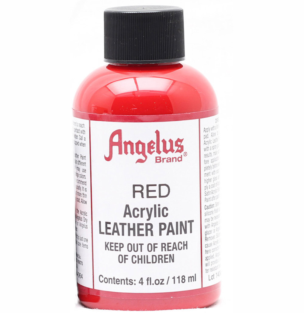 Angelus Leather Paint 4 oz Red