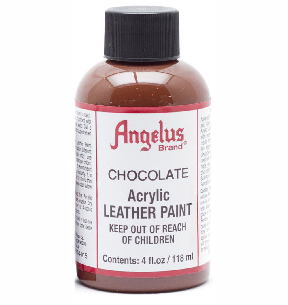 Angelus Leather Paint 4 oz Chocolate