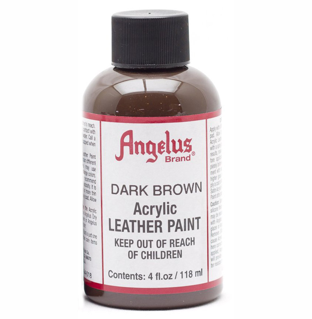 Angelus Leather Paint 4 oz Dark Brown