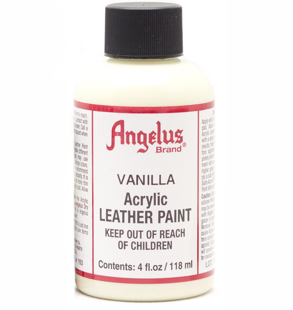 Angelus Leather Paint 4 oz Vanilla