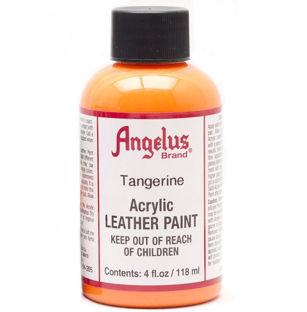 Angelus Leather Paint 4 oz Tangerine