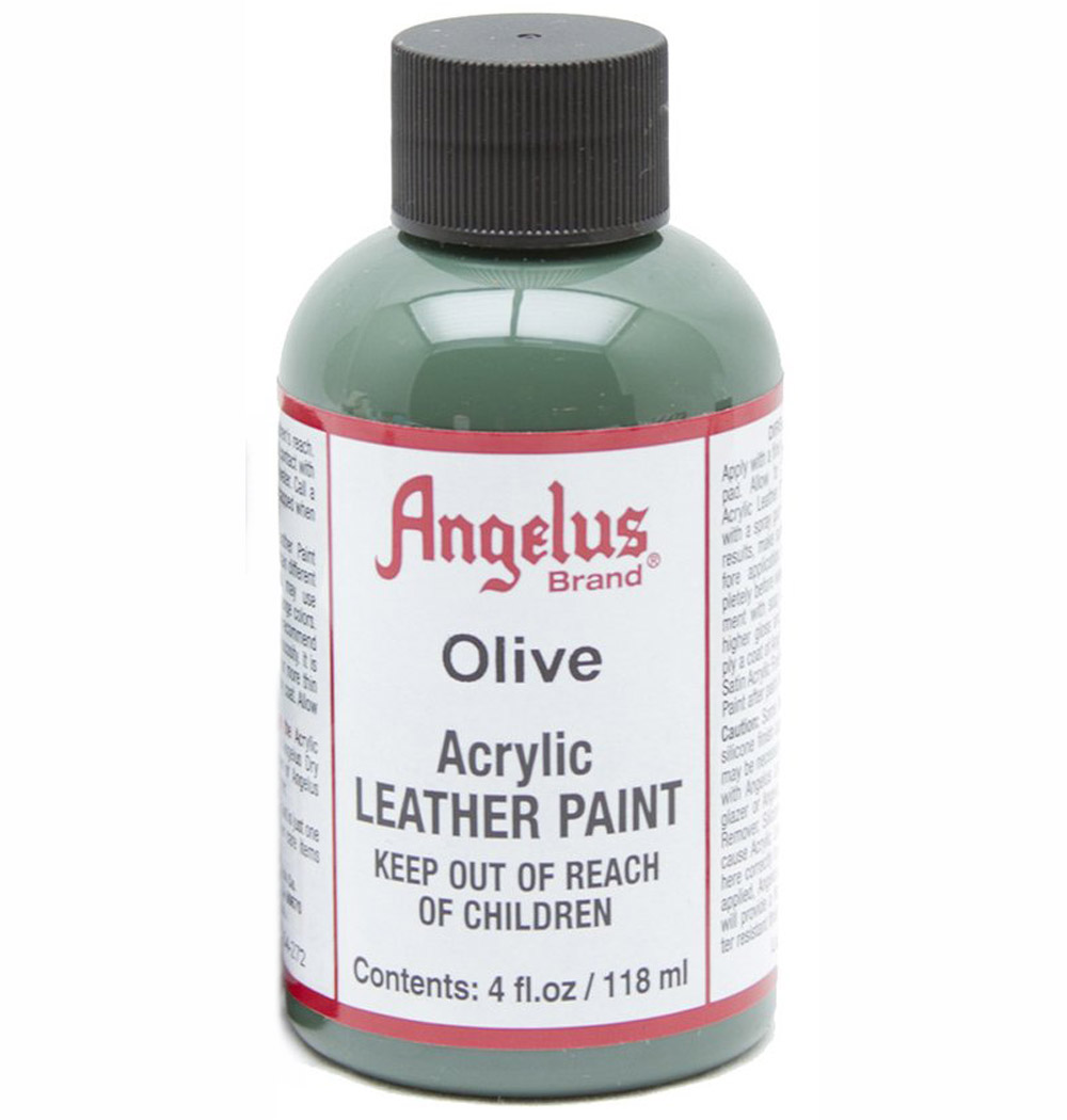 Angelus Leather Paint 4 oz Olive