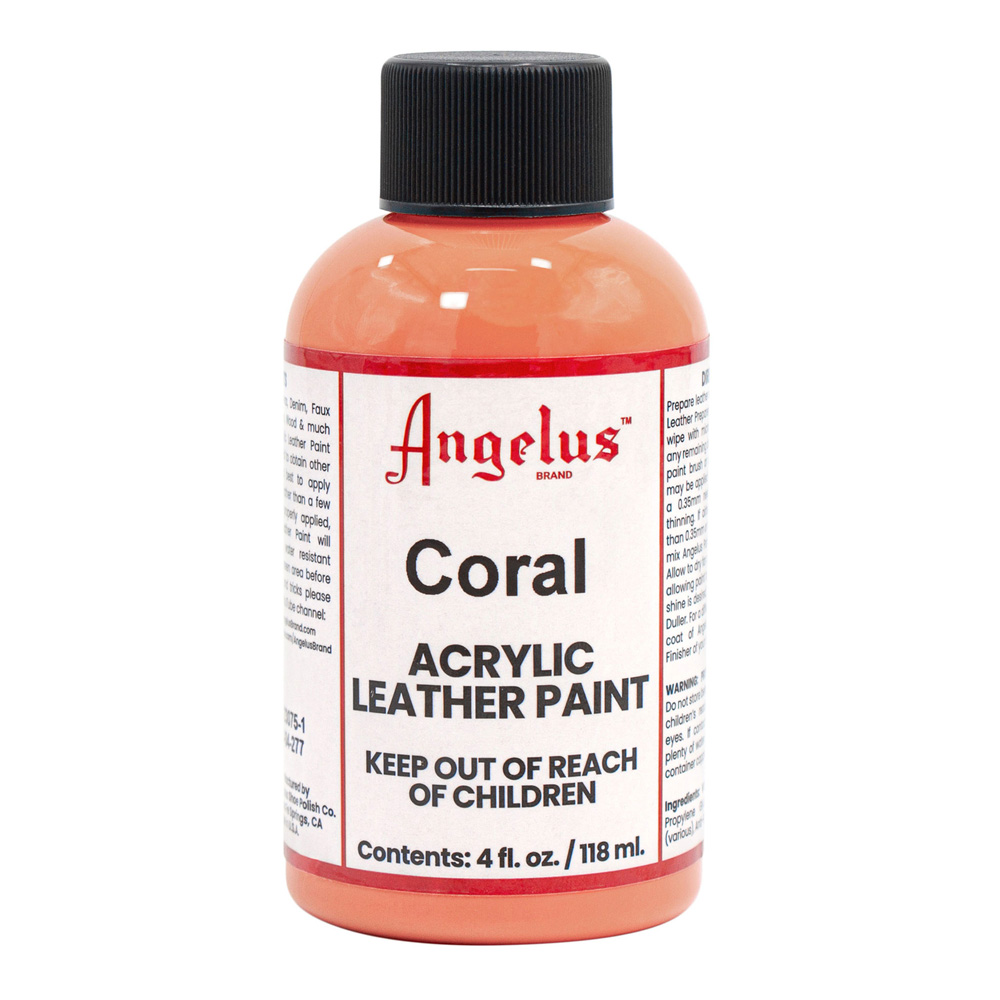 Angelus Leather Paint 4 oz Coral