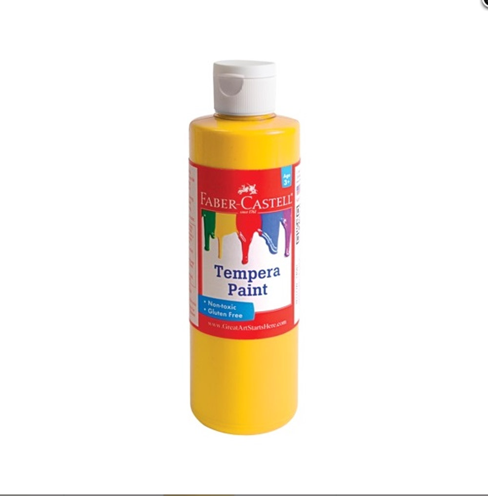 Faber-Castell Tempera Paint 8oz YellowFC14581