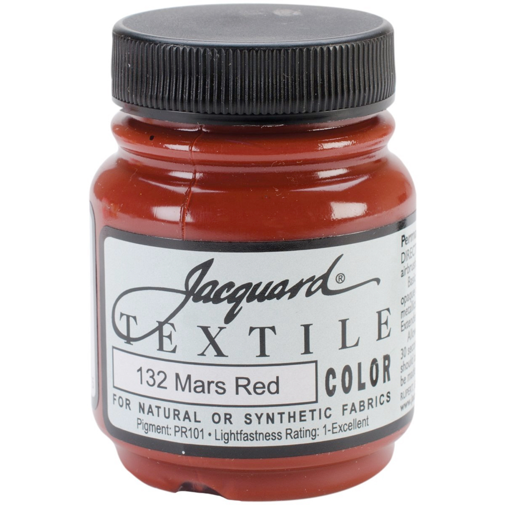 Jacquard Textile Paint 2.25 oz Mars Red