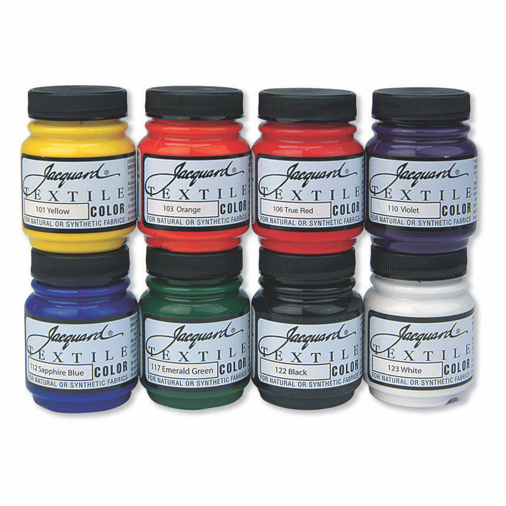 Jacquard Textile Primary/Secondary 8 Jar Set