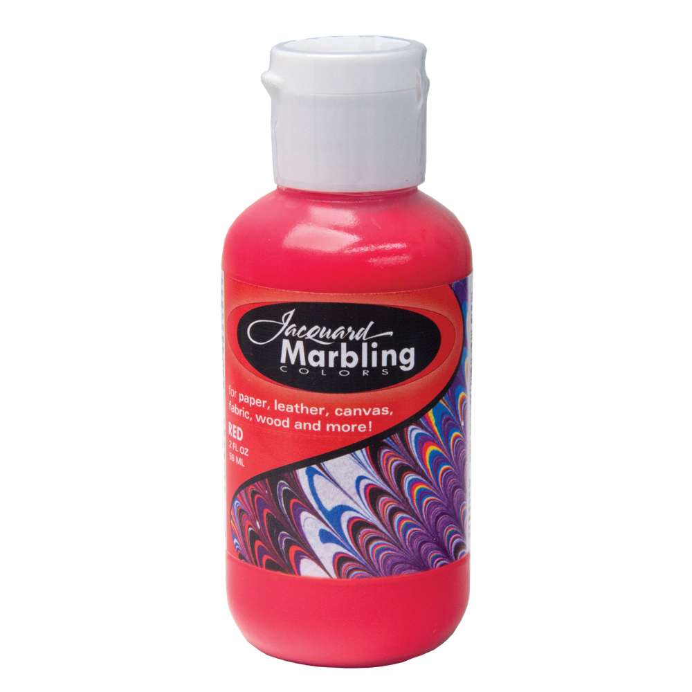 Jaquard Marbling Color Red 2 oz