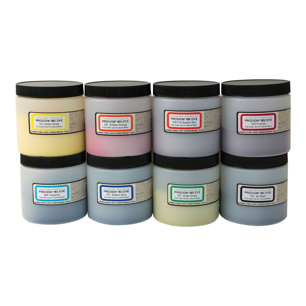 Procion Dye 8 Color Set (8 ounce)