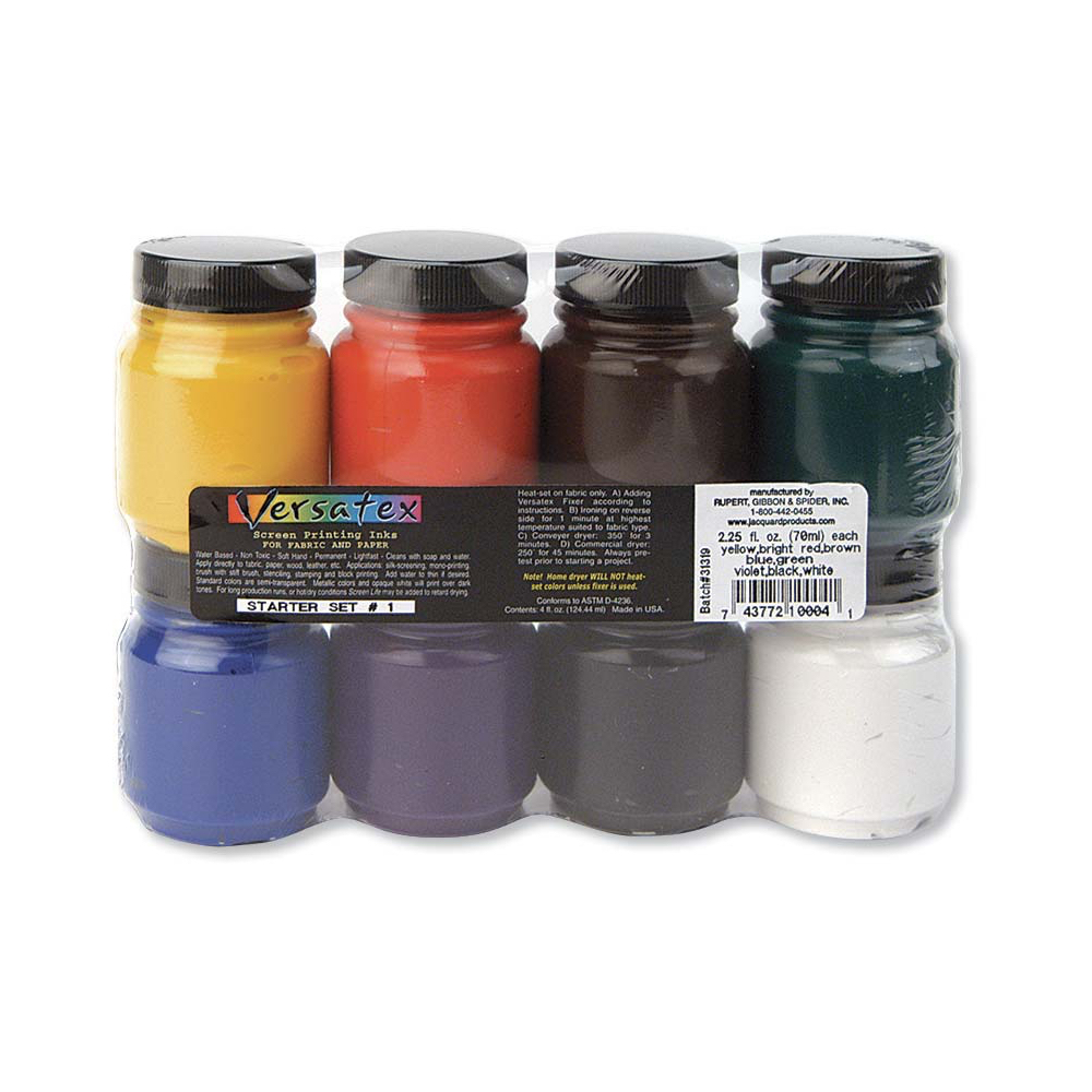 Jacquard Versatex Printing Ink Set #1