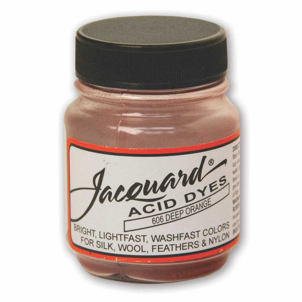 Jacquard Acid Dye 1/2 oz #606 Deep Orange