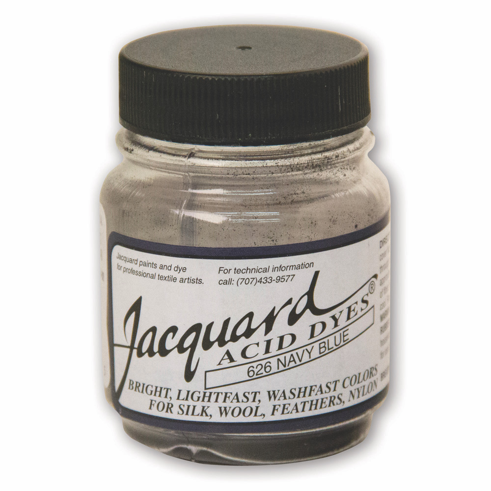 Jacquard Acid Dye 1/2 oz #626 Navy Blue