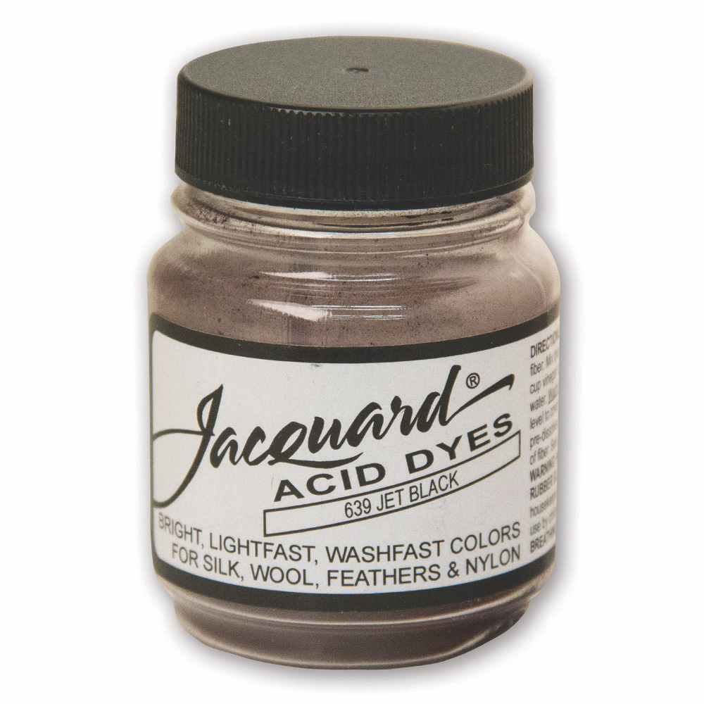 Jacquard Acid Dye 1/2 oz #639 Jet Black